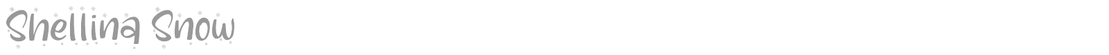Shellina font preview